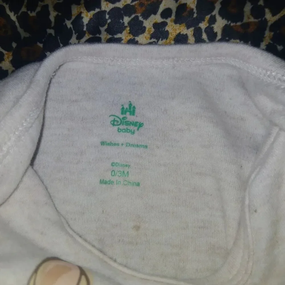 Disney Bambi & Elephant Baby Onesie Bundle (3-Pack